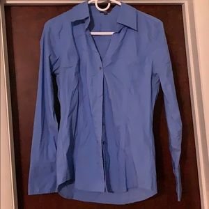 Express Essential Stretch Button Up